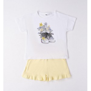 Set tricou si bermude pentru fata, I Do, 4.6893PV23GA