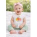 Compleu fetiță Minibanda din bumbac – tricou cu imprimeu fructe și colanți 3/4 verzi, 3.6751TI23VE