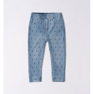 Colanti denim cu inimioare pentru fata , I Do, 4.6343TI22ABS