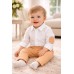 Compleu elegant băieți Minibanda – cămașă bumbac și pantaloni carouri, 3.7682TI23ALB Compleu elegant băieți Minibanda – cămașă bumbac și pantaloni carouri, 3.7682TI23ALB