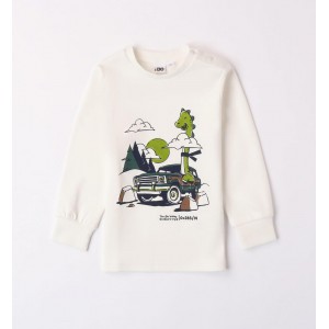 Bluza cu imprimeu pentru băieți, I Do,4.7433TI23ALB