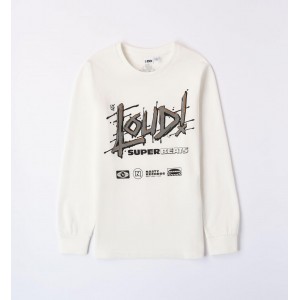 Bluza cu imprimeu pentru băiat, I Do,4.7694TI23ALB