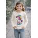 Bluză cu mânecă lungă Sarabanda pentru fete din bumbac elastic cu imprimeu unicorn, 0.A355TI24ALB Bluză cu mânecă lungă Sarabanda pentru fete din bumbac elastic cu imprimeu unicorn, 0.A355TI24ALB