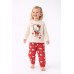 Pijama lungă fete iDO Hello Kitty, set din bumbac 100% cu imprimeu și săculeț inclus, 4.F309TI25RO