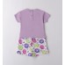 Compleu fete Sarabanda, tricou lila și pantaloni scurți cu imprimeu donuts, 0.B255PV25MV