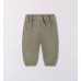 Pantaloni din raiat cu broderie logo pentru bebe baiat, I Do, 4.7217TI23VE