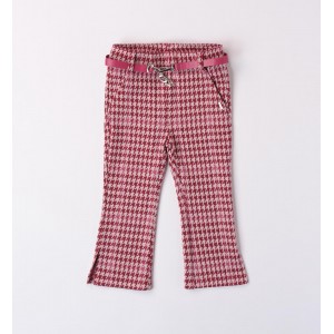 Pantaloni în carouri evazat pentru fetițe, Sarabanda, 0.7304TI23RZ Pantaloni în carouri evazat pentru fetițe, Sarabanda, 0.7304TI23RZ