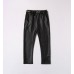 Pantaloni piele ecologică cu o curea, Sarabanda,0.7695TI23NG
