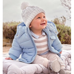 Pantaloni bebe băieți Minibanda din catifea elastică cu buzunare cargo, 3.F629TI25BJ