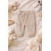 Set elegant fete iDO cu bluză brodată și pantaloni scurți tip fustă, cu geantă asortată, 4.F344TI25RO
