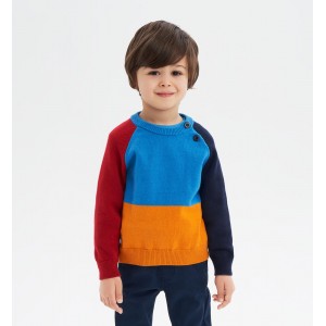 Pulover colorat pentru băieți, I Do,4.7406TI23MUL Pulover colorat pentru băieți, I Do,4.7406TI23MUL