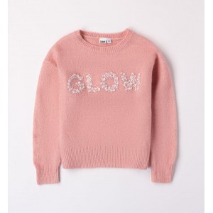 Pulover tricot cu imprimeu pentru fata, I Do,4.7830TI23RZ Pulover tricot cu imprimeu pentru fata, I Do,4.7830TI23RZ