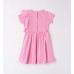 Rochie fetiță Sarabanda din bumbac elastic cu volan, 0.B231PV25