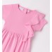 Rochie fetiță Sarabanda din bumbac elastic cu volan, 0.B231PV25
