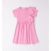 Rochie fetiță Sarabanda din bumbac elastic cu volan, 0.B231PV25