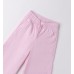 Pantaloni fete iDO din bumbac poplin elastic cu talie reglabilă și microimprimeu, 4.B411PV25RZ