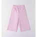 Pantaloni fete iDO din bumbac poplin elastic cu talie reglabilă și microimprimeu, 4.B411PV25RZ