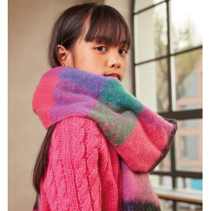 Fular multicolor din tricot pentru fata , I Do, 4.7085TI22RZ