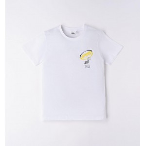 Tricou cu imprimeu pentru baiat, IDo, 4.6405PV23ALB
