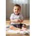 Compleu bebe băiat Minibanda cu tricou în dungi și pantaloni scurți imprimeu leu – confort și stil pentru vară, 3.B678PV25NAV Compleu bebe băiat Minibanda cu tricou în dungi și pantaloni scurți imprimeu leu – confort și stil pentru vară, 3.B678PV25NAV
