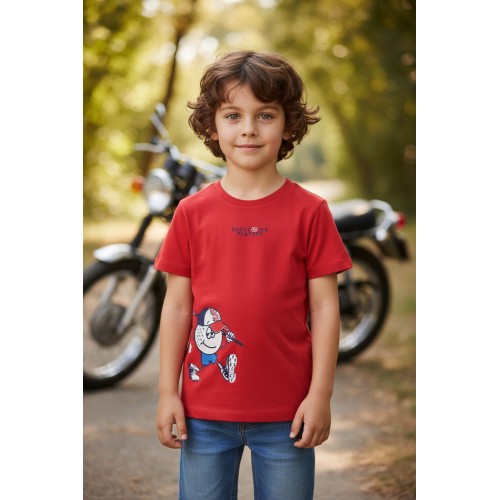 Tricou băieți iDO din jerseu de bumbac 100% cu imprimeu colorat, 0.8113PV24RO Tricou băieți iDO din jerseu de bumbac 100% cu imprimeu colorat, 0.8113PV24RO